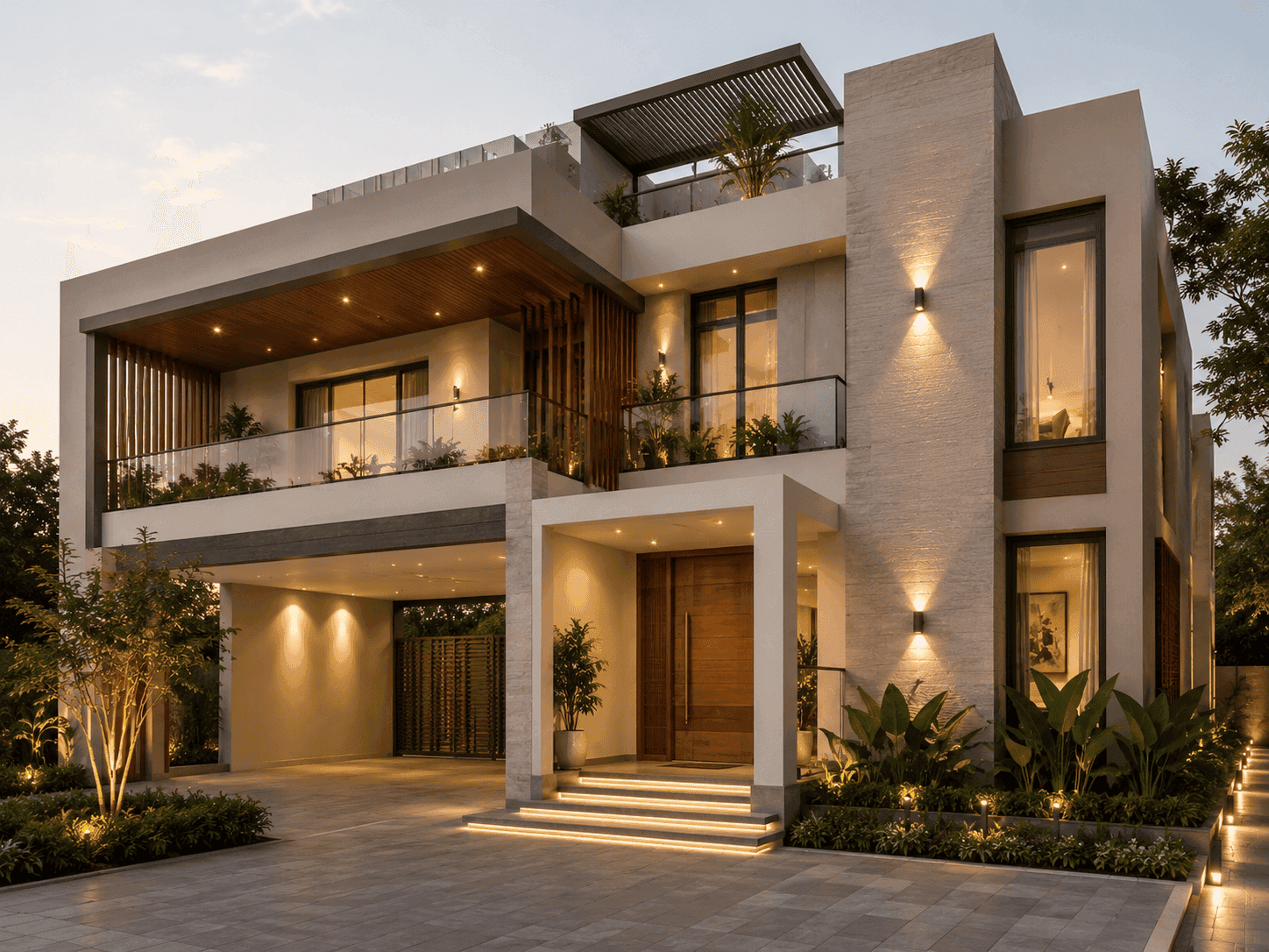 Modern residential architecture in Chennai